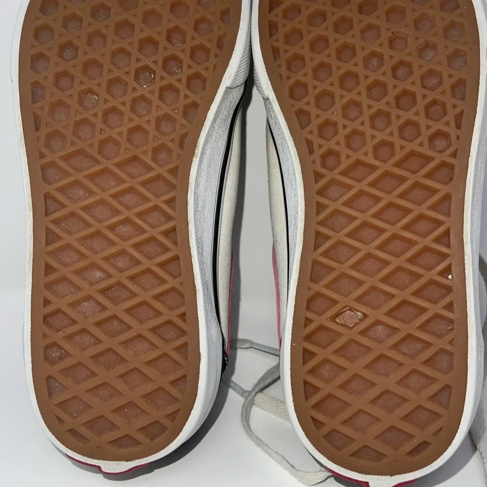 Vans Ward color block Shoes Size 2 Red white blue Black ColorWay Off‎ The Wall